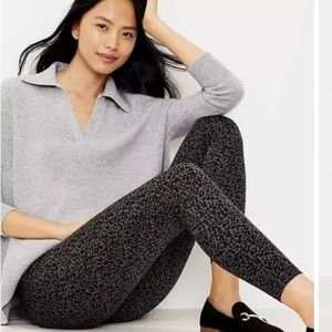 Ann Taylor LOFT Leopard print leggings.